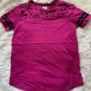 PINK Victoria's Secret Magenta Tribal Tee